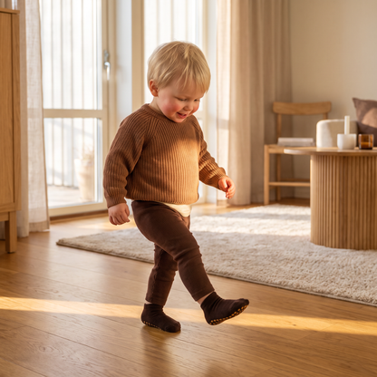 Säkra Halkfria Sockskor för Barn