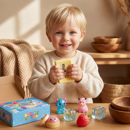 Premiumset med Mjuka Squishy Fidgetleksaker – 8 Sensoriska Leksaker