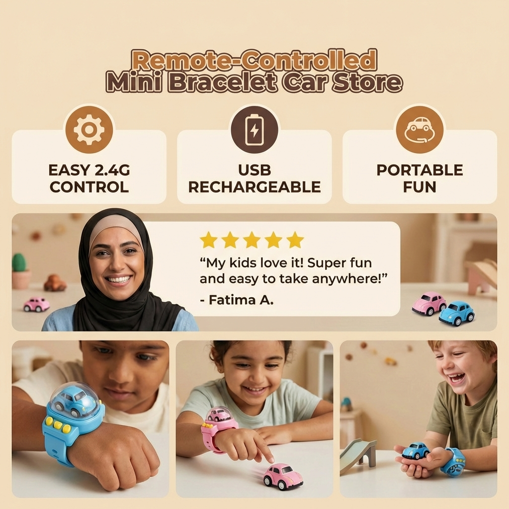 Fjärrstyrd Miniarmbandsbil