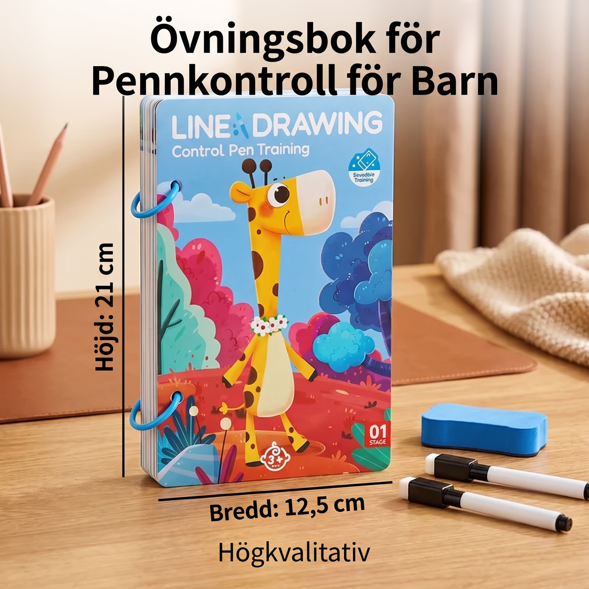 Övningsbok för Pennkontroll för Barn