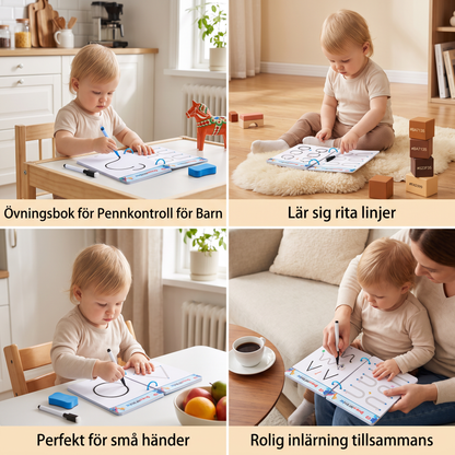 Övningsbok för Pennkontroll för Barn