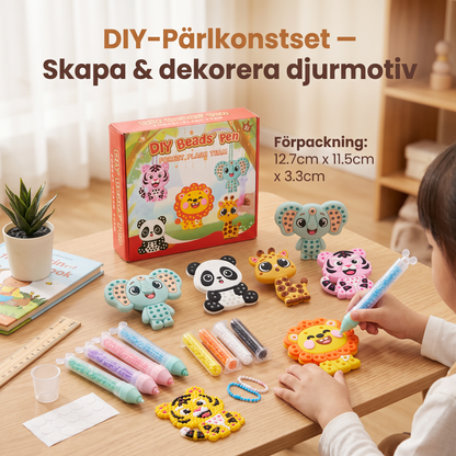 DIY-Pärlkonstset – Skapa & dekorera djurmotiv