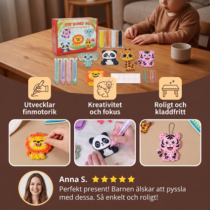 DIY-Pärlkonstset – Skapa & dekorera djurmotiv