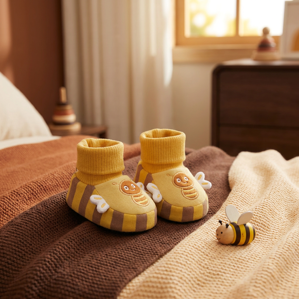 Extra Mjuka Babysockskor – Varma, Halkfria & Bekväma