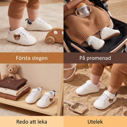 Småbarnsskor med Söt Björndesign