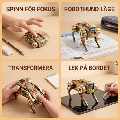 3-i-1 Mekanisk Robothund Fidget Spinner