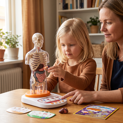 Interaktiv Anatomimodell med Talande Funktion, Avtagbara Organ och Ljudguidat Lärande