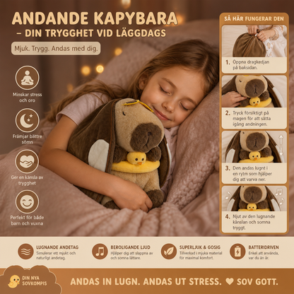 Andande Kapybaraplysch – Mjuk och Gosig Sovkompis