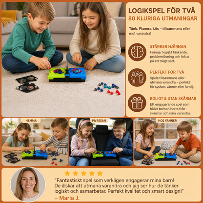 Logikspel för två – 80 kluriga utmaningar