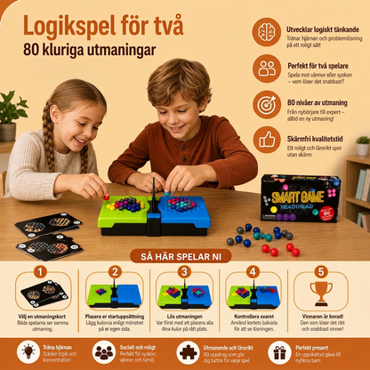 Logikspel för två – 80 kluriga utmaningar
