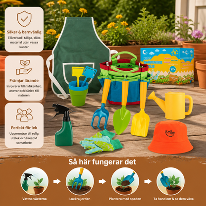 Säkert Trädgårdsverktygsset För Barn