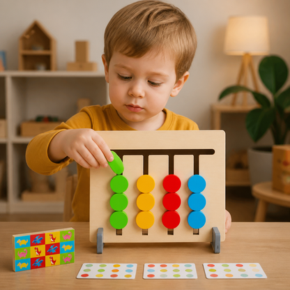 Montessori Träfärgsmatchningsspel