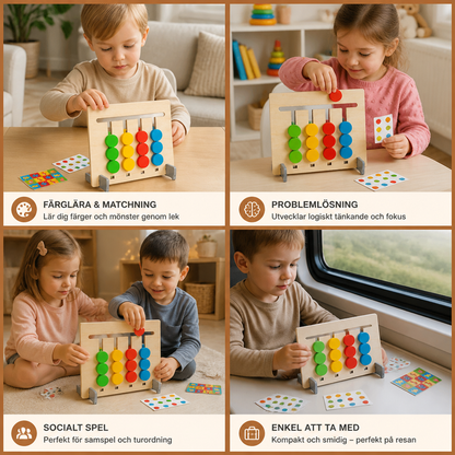 Montessori Träfärgsmatchningsspel