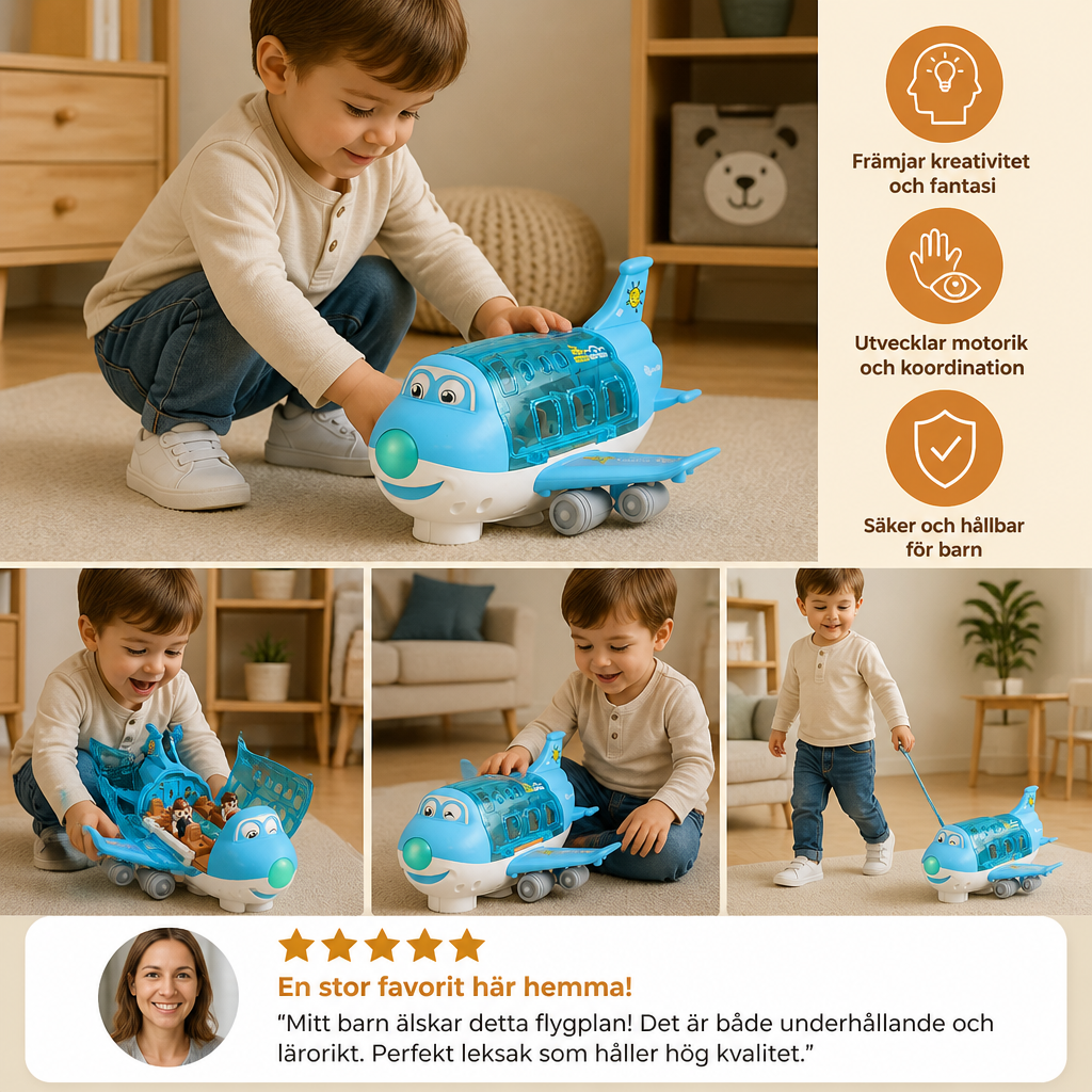 Roligt Dansande Flygplan