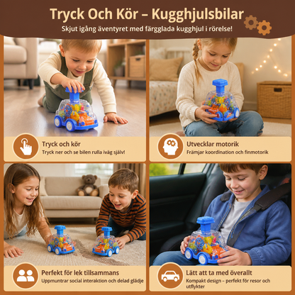 Tryck Och Kör – Kugghjulsbilar