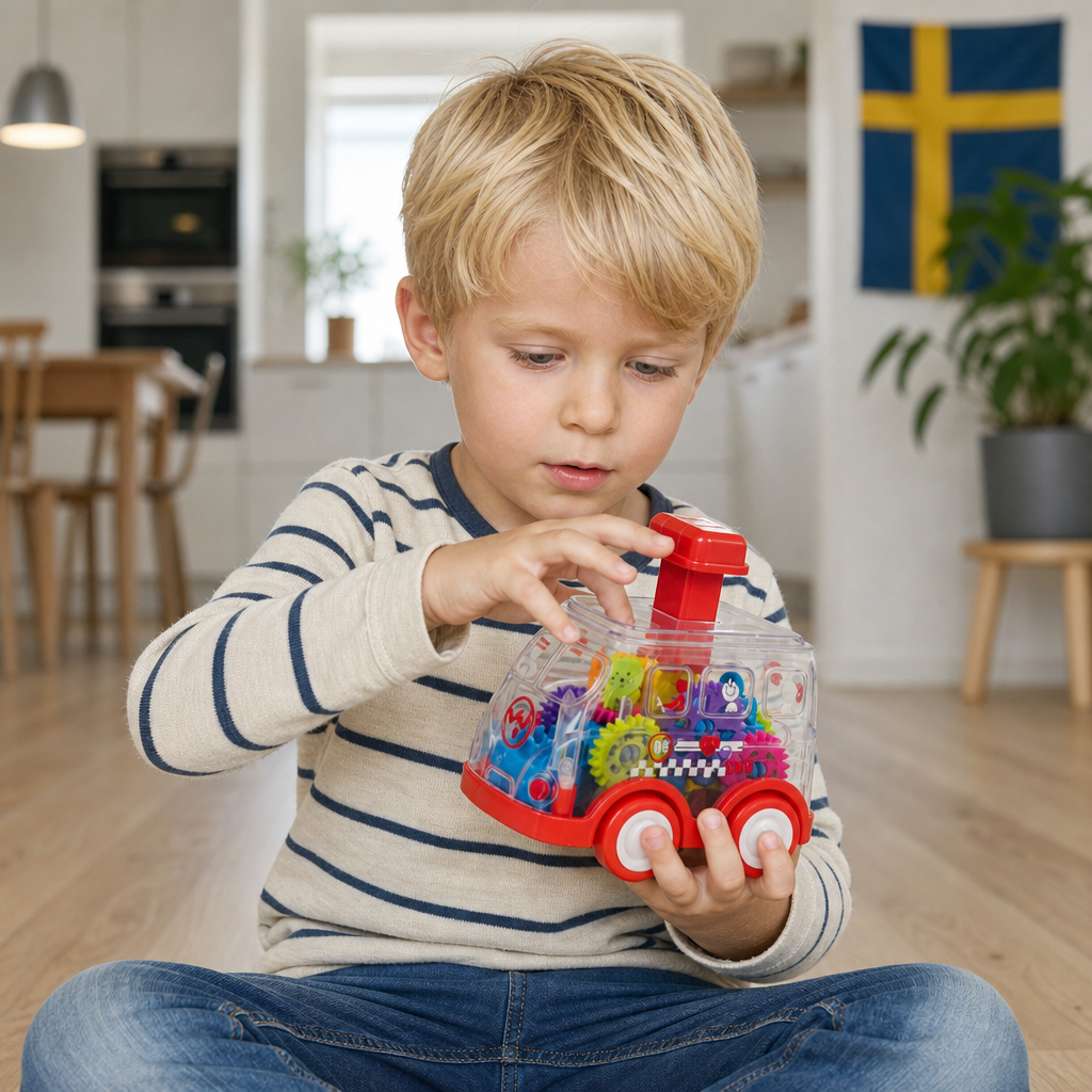Tryck Och Kör – Kugghjulsbilar