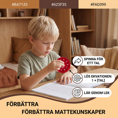 Matematiklärospel Fidget Spinner
