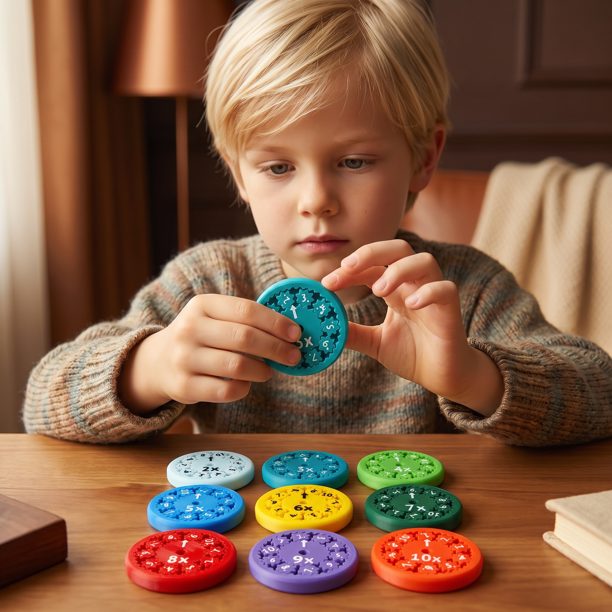 Matematiklärospel Fidget Spinner