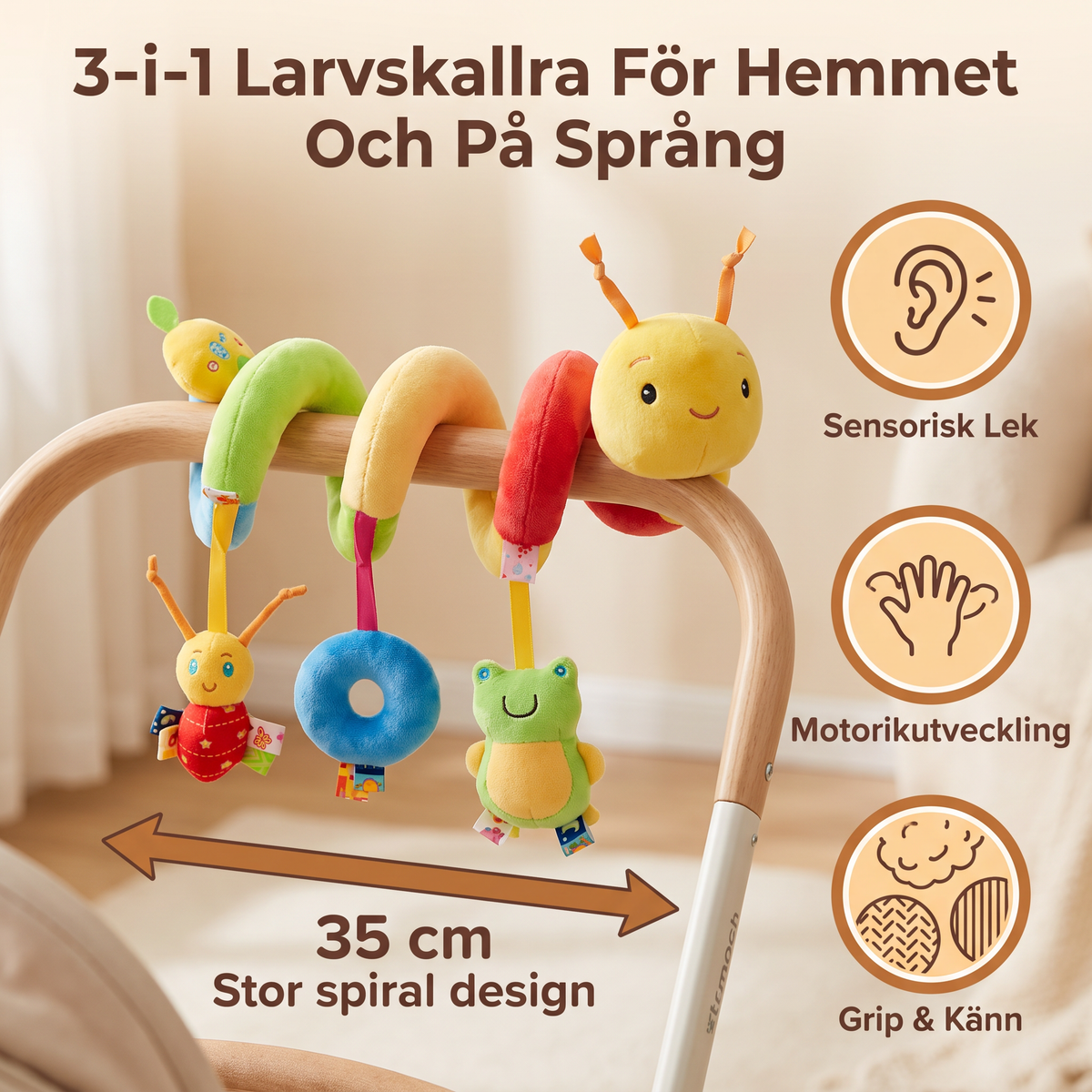 3-i-1 Larvskallra För Hemmet Och På Språng