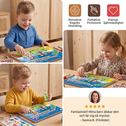 Montessori Aktivitetsbok för Barn – Lekfullt Lärande och Tidig Utveckling