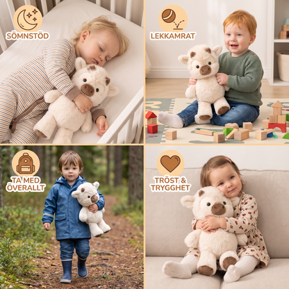 Running Calf Plush Toy – Mjuk Cartoon Fylld Djur och Lugnande Kompanjon för Barn