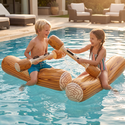 Uppblåsbart Pool Battle-spel för Barn – Vattenbalans & Splashspel