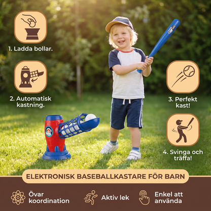 Elektronisk Baseballkastare För Barn
