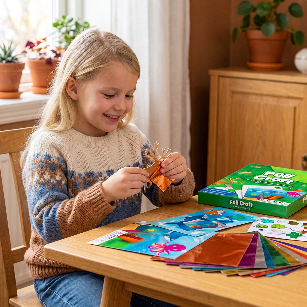 DIY-Foliepysselset – Rent Djurpyssel För Barn