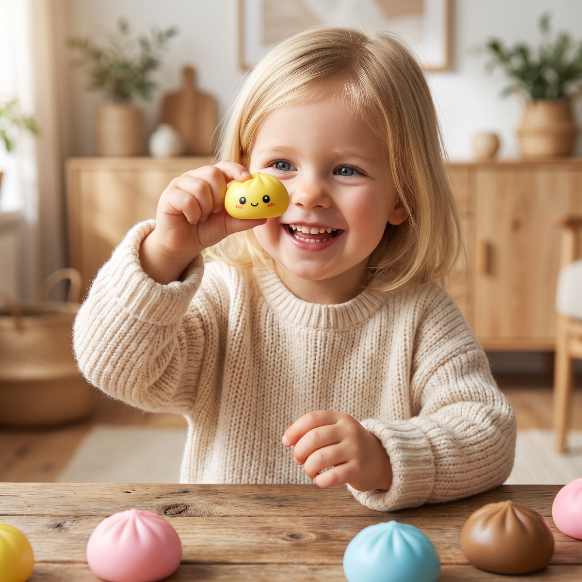 Dumpling Squishy-adventskalender med Hemlighetsfulla Fidget-överraskningar