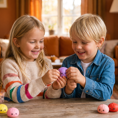 Dumpling Squishy-adventskalender med Hemlighetsfulla Fidget-överraskningar