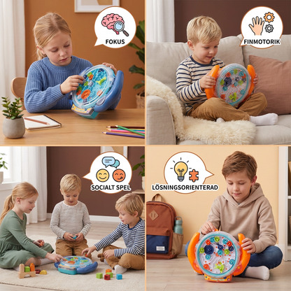 3D Boll-labyrint – Färdighets- och Lärspel