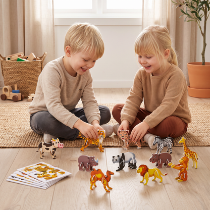 3D Tecknat Pusselset För Barn