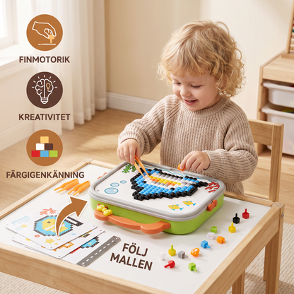 Montessori Mosaikpussel med Svamppiggar för Barn