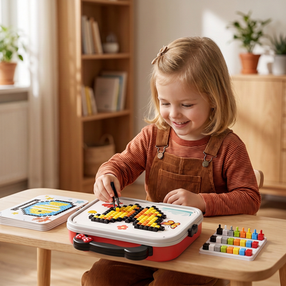 Montessori Mosaikpussel med Svamppiggar för Barn