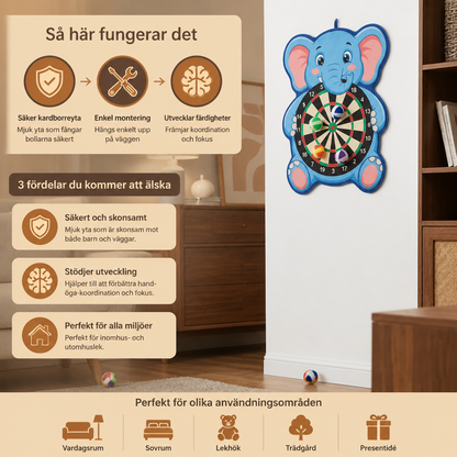 Sött Pilkastningsspel för Barn