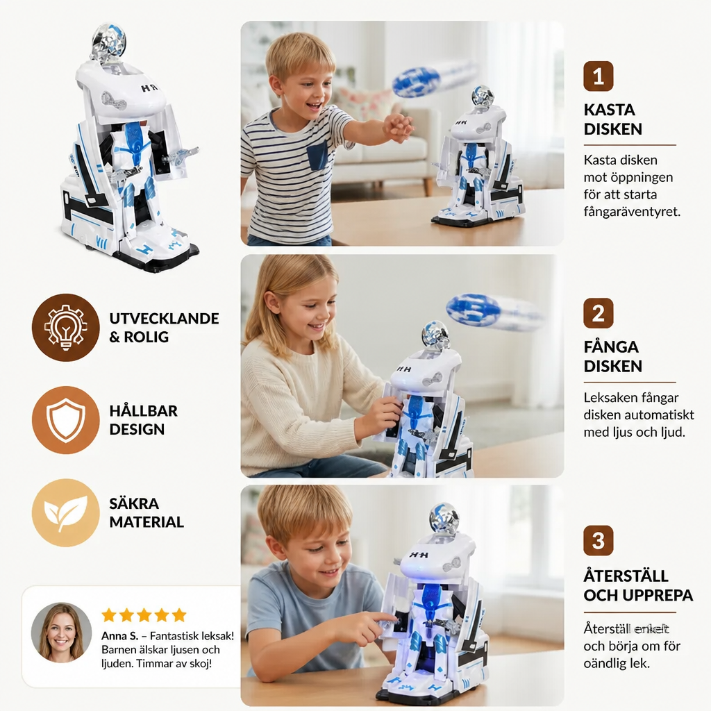 Förvandlande Robot Tåg Leksak