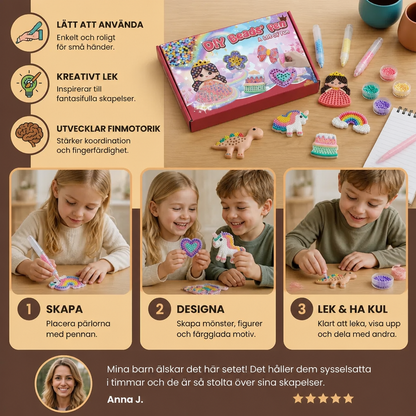 Förtrollande Pärlmålning – DIY-set För Barn