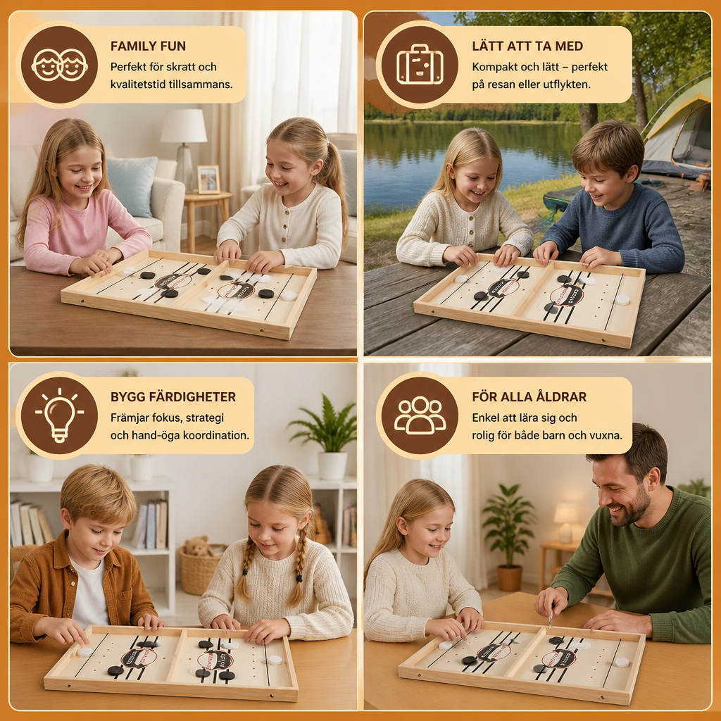 Slungschack i trä – Brädspel