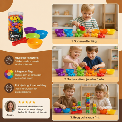 Montessori Färgsorteringsspel