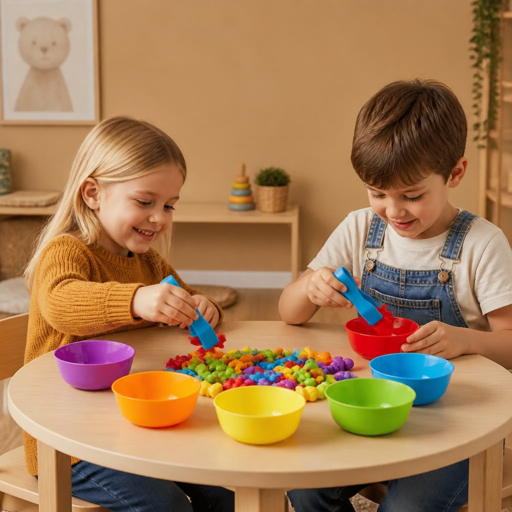 Montessori Färgsorteringsspel