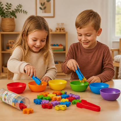Montessori Färgsorteringsspel