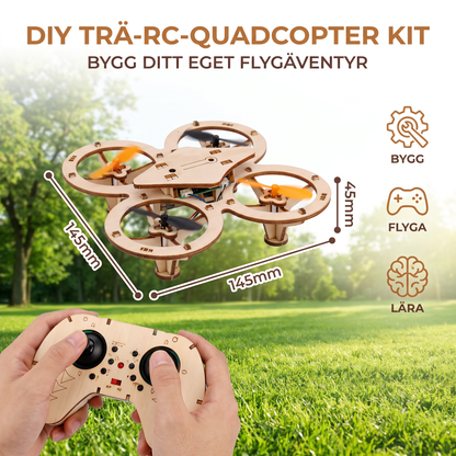 DIY Trä-RC-Quadcopter Kit – Bygg Ditt Eget Flygäventyr