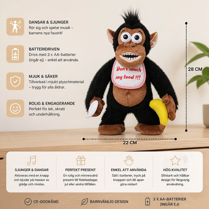 Dansande Bananapa i Plysch