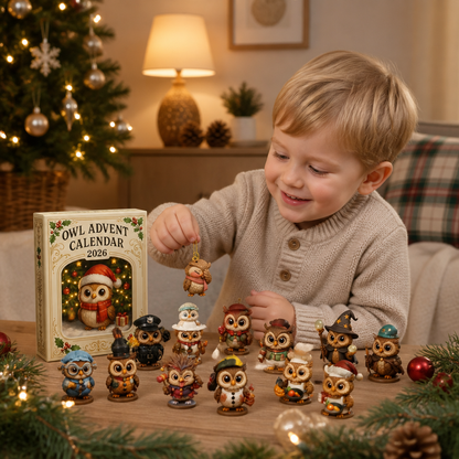 24-dagars adventskalender med ugglor