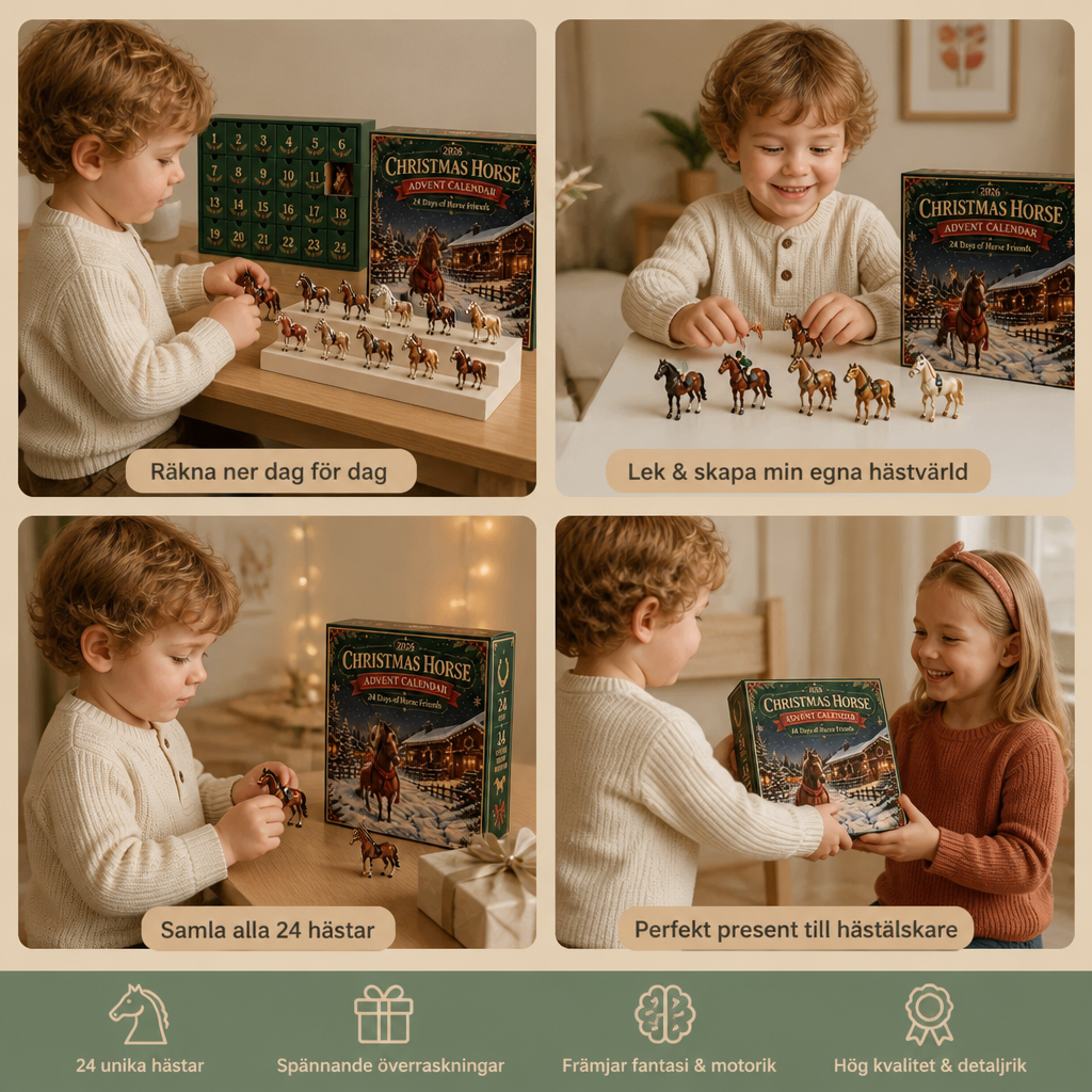 Hästälskares adventskalender – 24 dagar med julöverraskningar