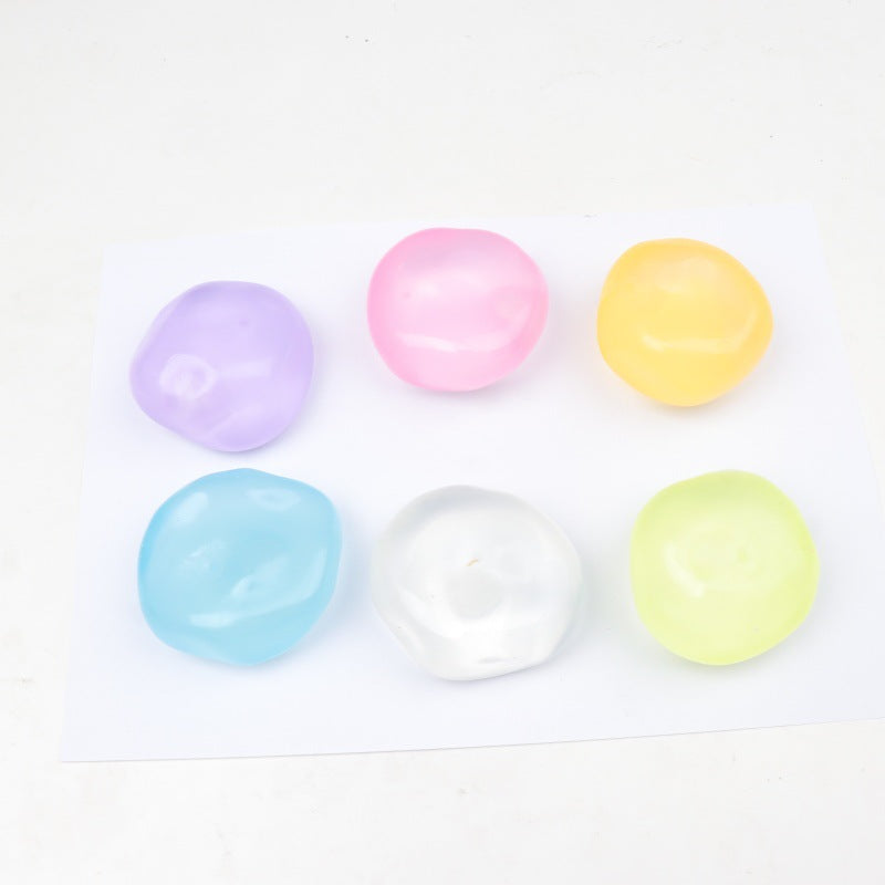 New cross-border 6cm coconut oil and petroleum jelly round stress ball for relieving stress.