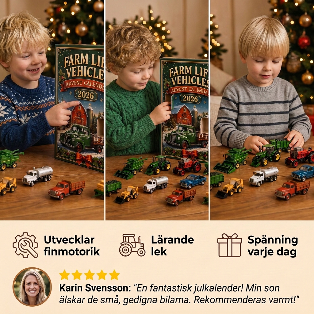 24-Dagars Julkalender med Bondgårdsfordon
