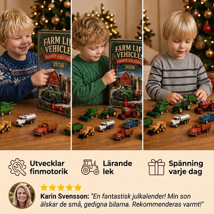 24-Dagars Julkalender med Bondgårdsfordon