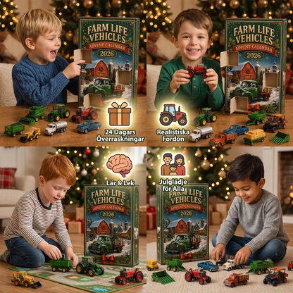 24-Dagars Julkalender med Bondgårdsfordon