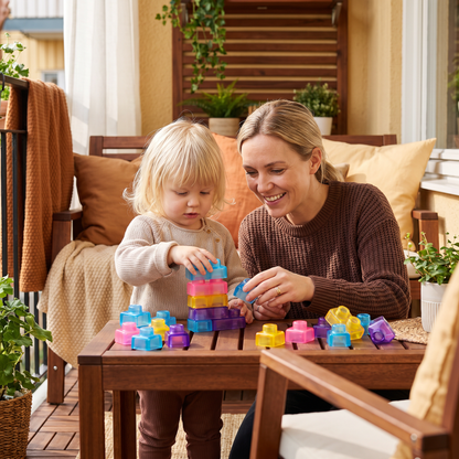 Säkra och Mjuka Squishy-Gelébyggklossar för Barn